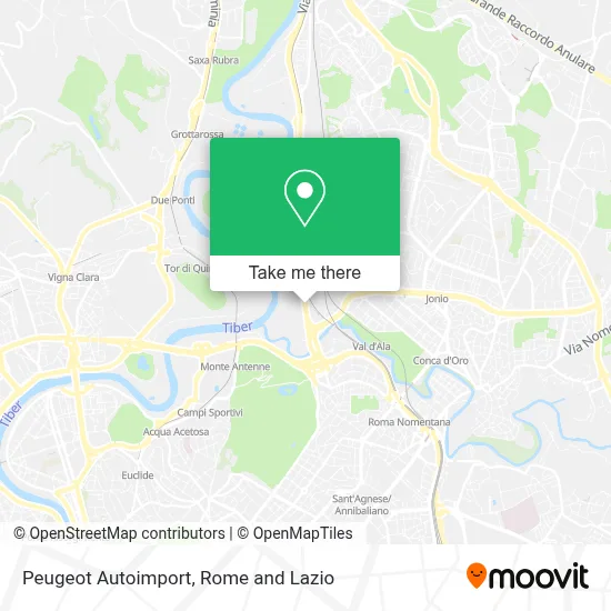 Peugeot Autoimport map