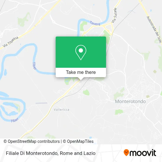 Filiale Di Monterotondo map