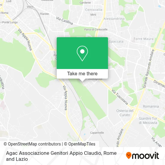 Agac Associazione Genitori Appio Claudio map
