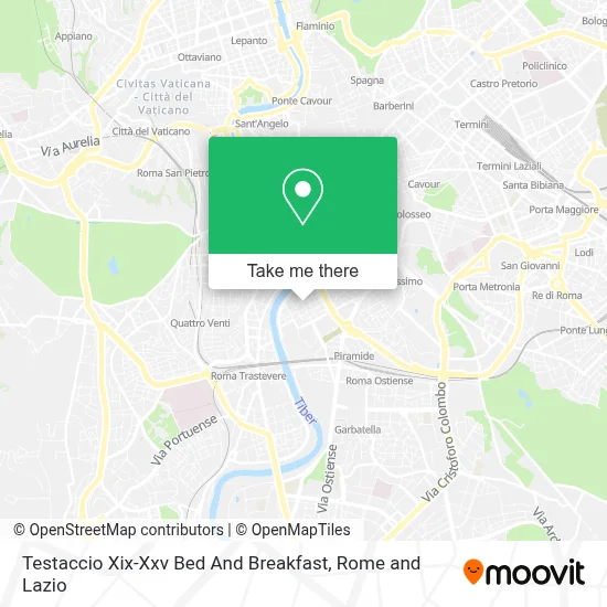 Testaccio Xix-Xxv Bed And Breakfast map