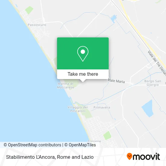 Stabilimento L'Ancora map