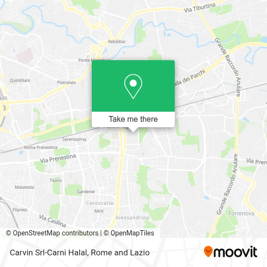 Carvin Srl-Carni Halal map