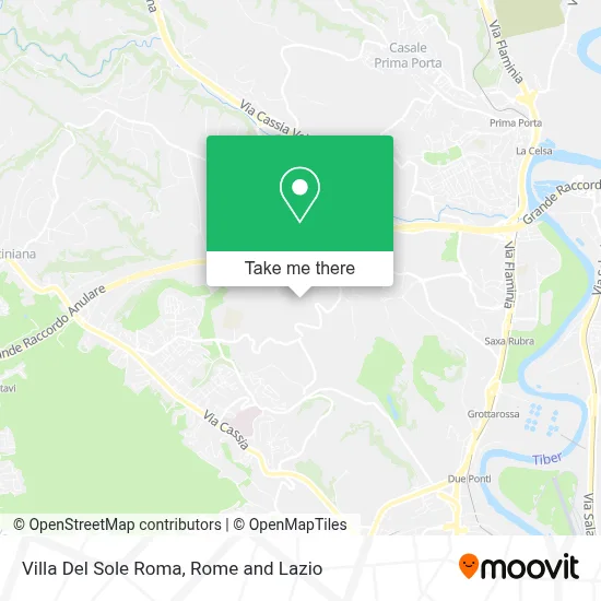 Villa Del Sole Roma map