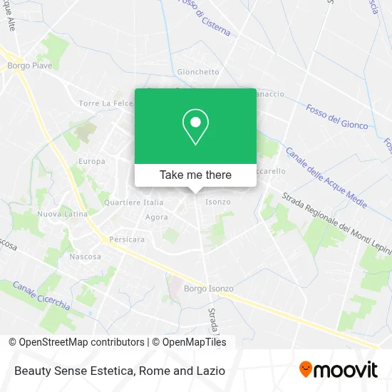 Beauty Sense Estetica map
