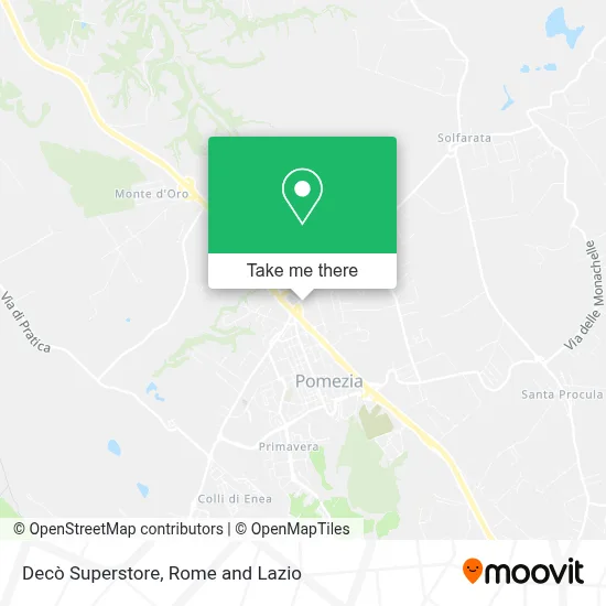 Decò Superstore map