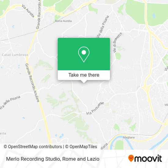 Merlo Recording Studio map