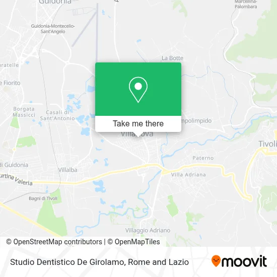 Studio Dentistico De Girolamo map
