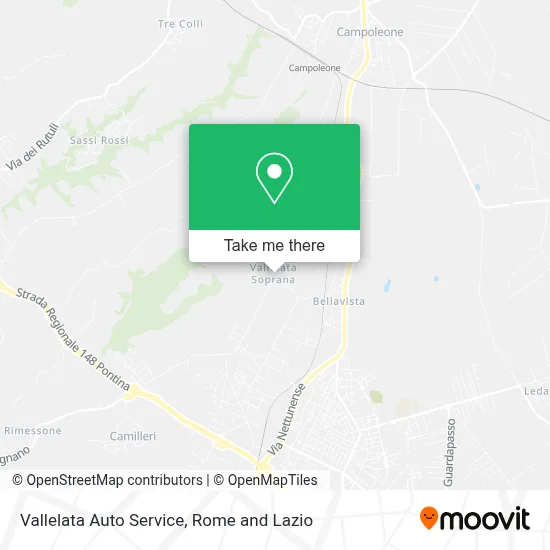 Vallelata Auto Service map