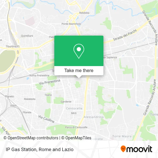 IP Gas Station map