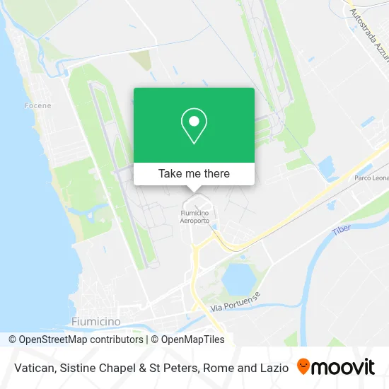 Vatican, Sistine Chapel & St Peters map