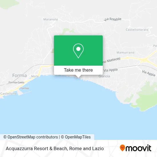 Acquazzurra Resort & Beach map