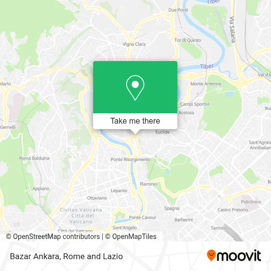 Bazar Ankara map