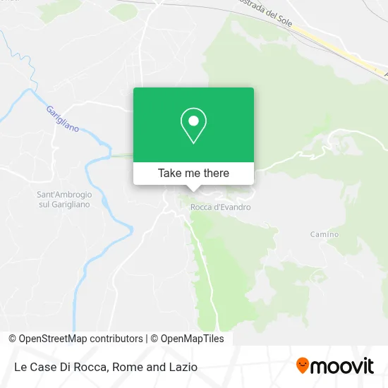 Le Case Di Rocca map