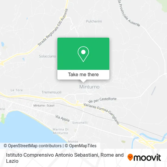 Istituto Comprensivo Antonio Sebastiani map