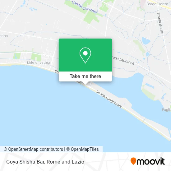 Goya Shisha Bar map