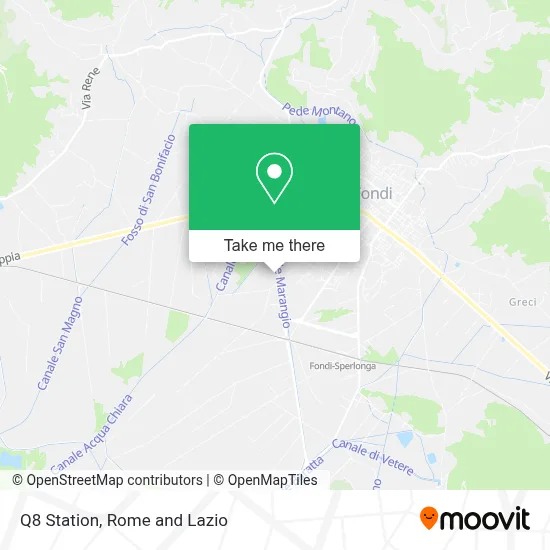 Q8 Station map