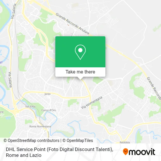 DHL Service Point (Foto Digital Discount Talenti) map