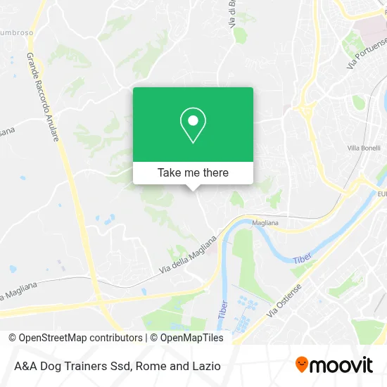 A&A Dog Trainers Ssd map