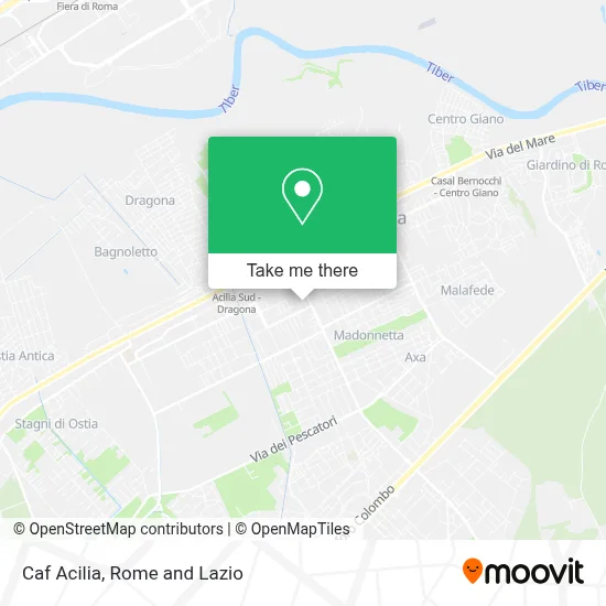 Caf Acilia map