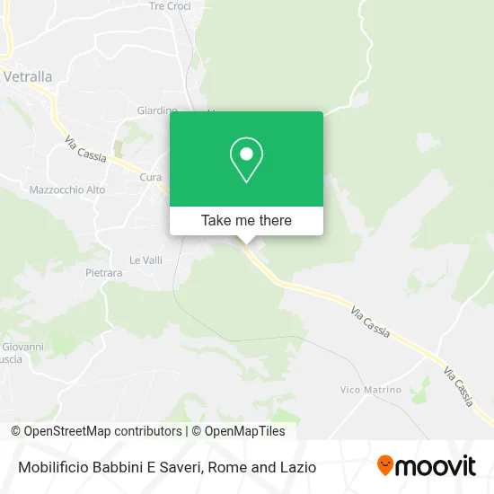 Mobilificio Babbini E Saveri map