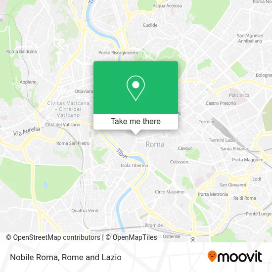 Nobile Roma map