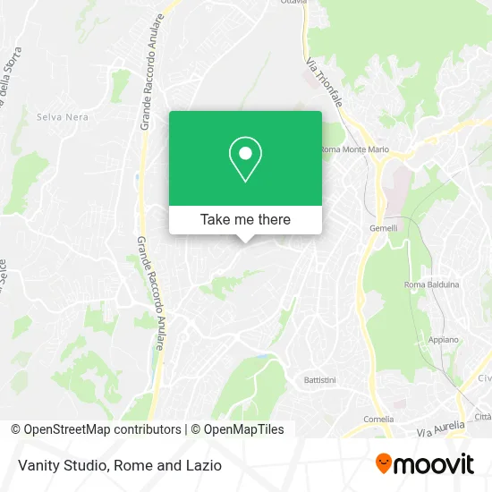 Vanity Studio map