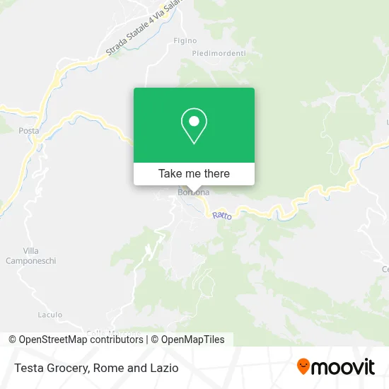 Testa Grocery map