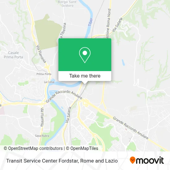 Transit Service Center Fordstar map
