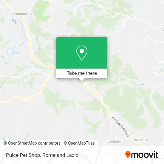 Pulce Pet Shop map