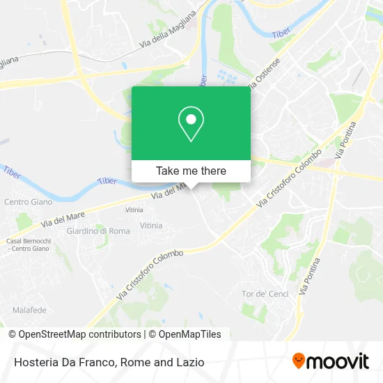 Hosteria Da Franco map