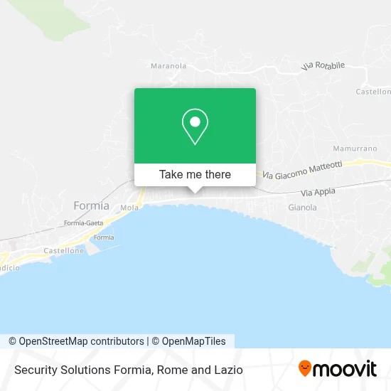 Security Solutions Formia map