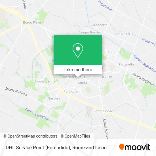 DHL Service Point (Entendido) map