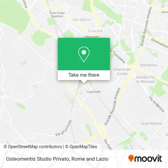 Osteomentis Studio Privato map
