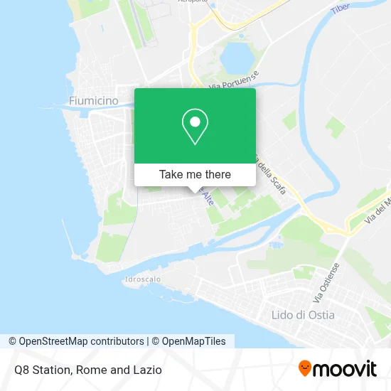 Q8 Station map