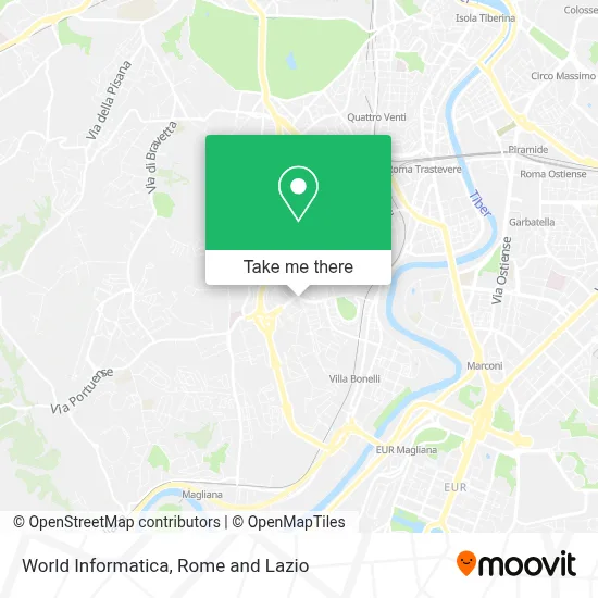 World Informatica map
