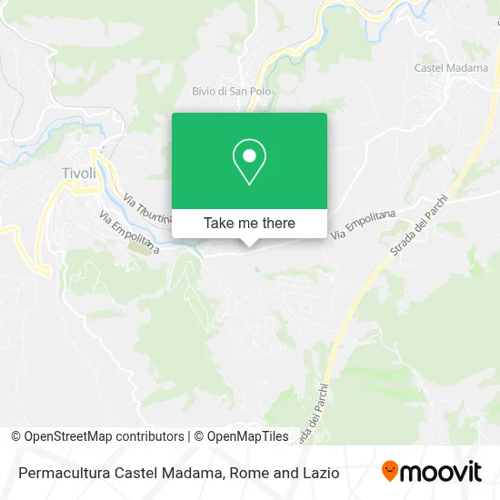 Permacultura Castel Madama map