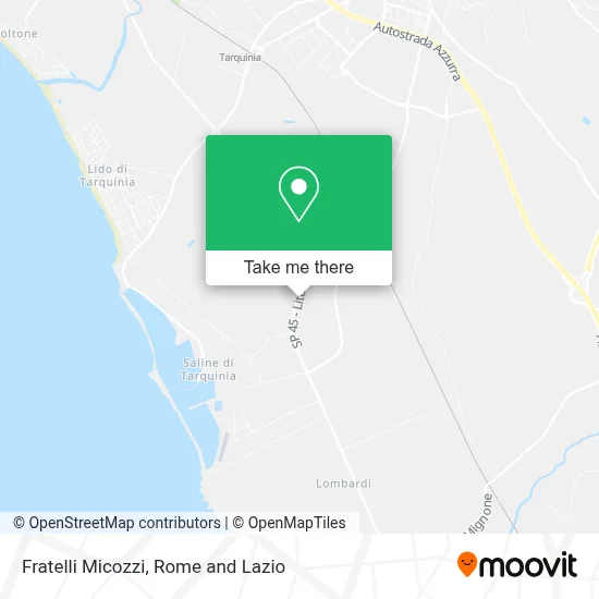 Fratelli Micozzi map