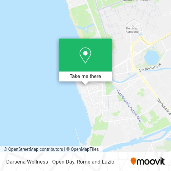 Darsena Wellness - Open Day map