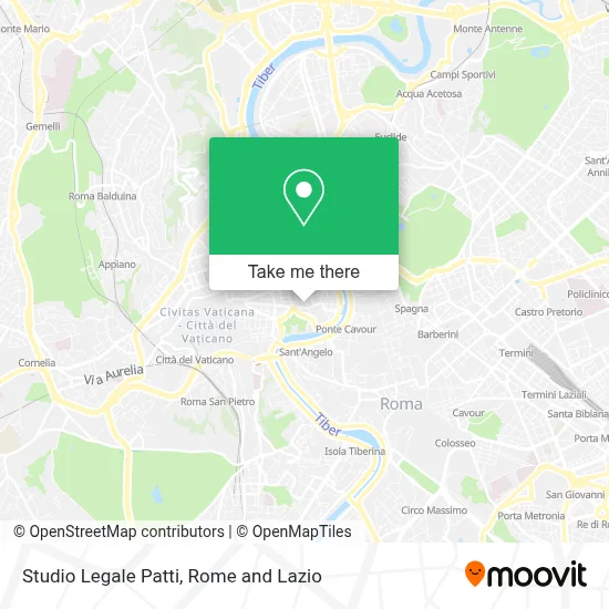 Studio Legale Patti map