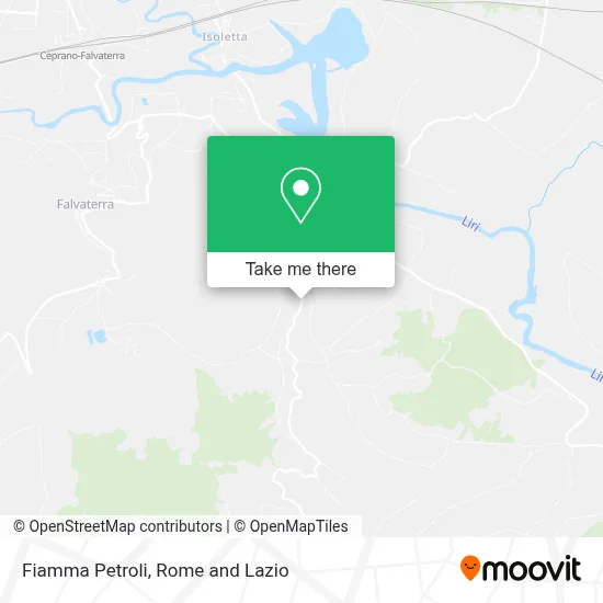 Fiamma Petroli map