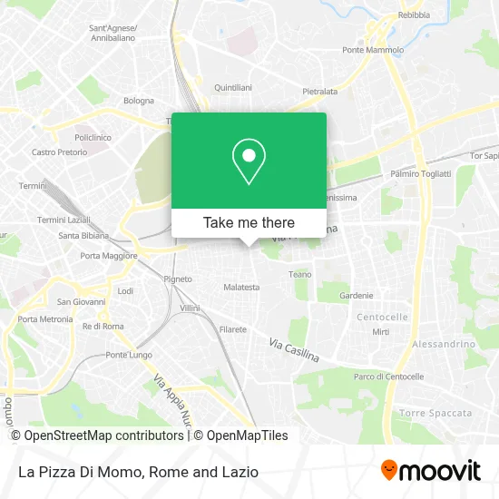 La Pizza Di Momo map