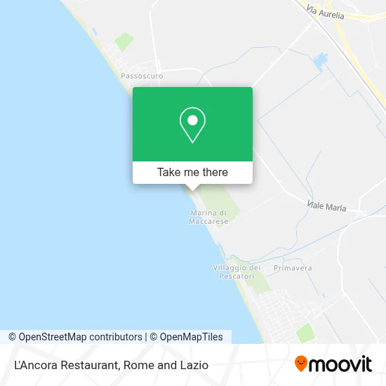 L'Ancora Restaurant map