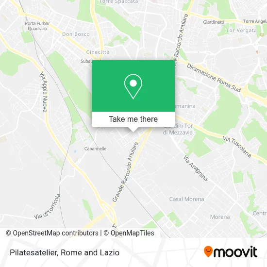 Pilatesatelier map