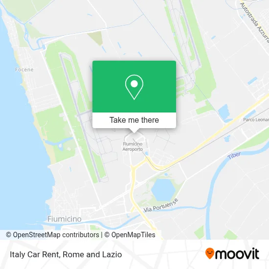 Italy Car Rent map