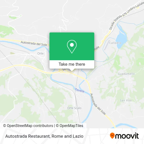 Autostrada Restaurant map