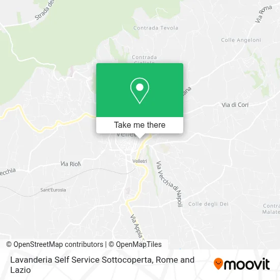 Lavanderia Self Service Sottocoperta map
