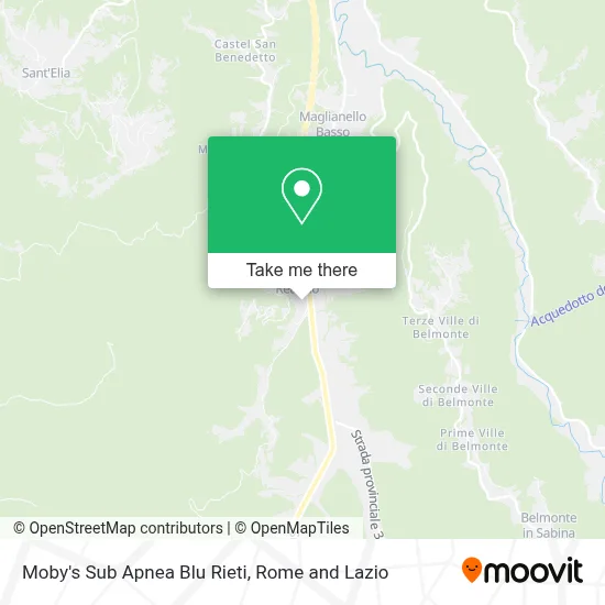 Moby's Sub Apnea Blu Rieti map