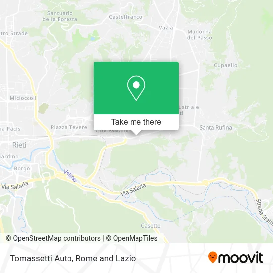 Tomassetti Auto map
