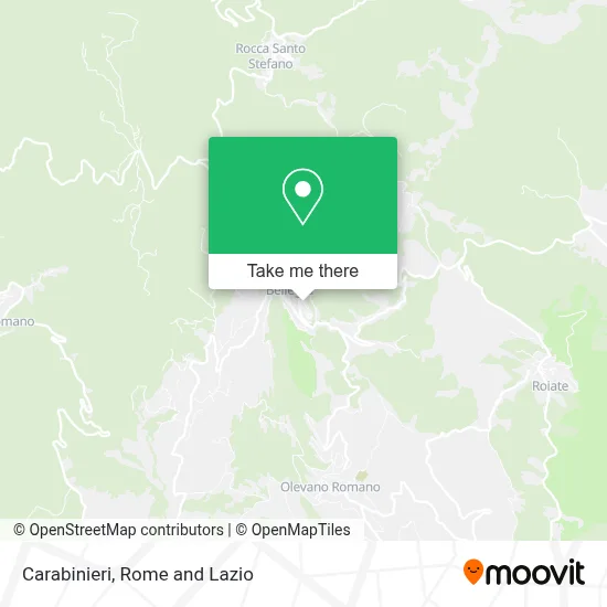 Carabinieri map