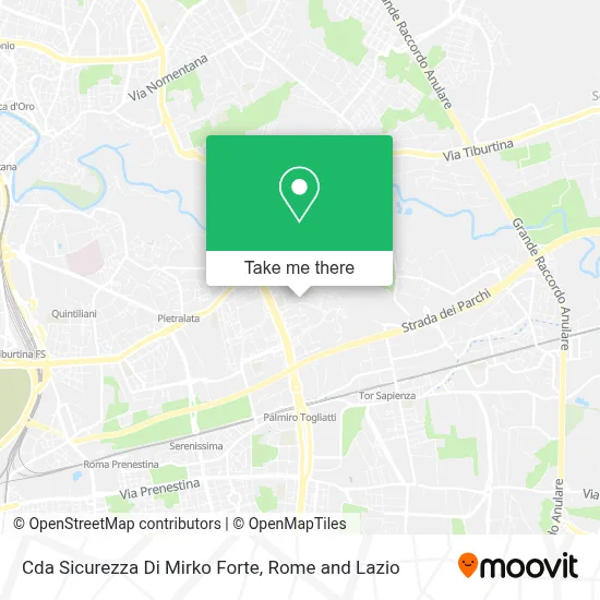 Cda Sicurezza Di Mirko Forte map
